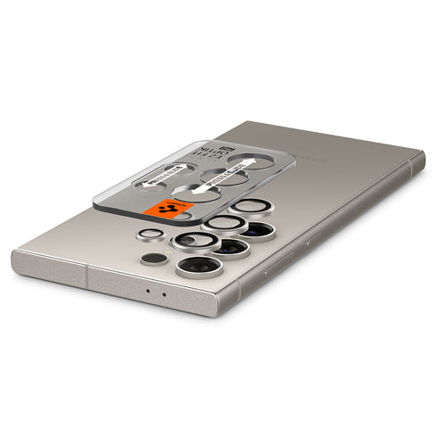 Spigen Galaxy S24 Ultra 鏡頭保護貼 – Optik Pro EZ Fit(2入裝)
